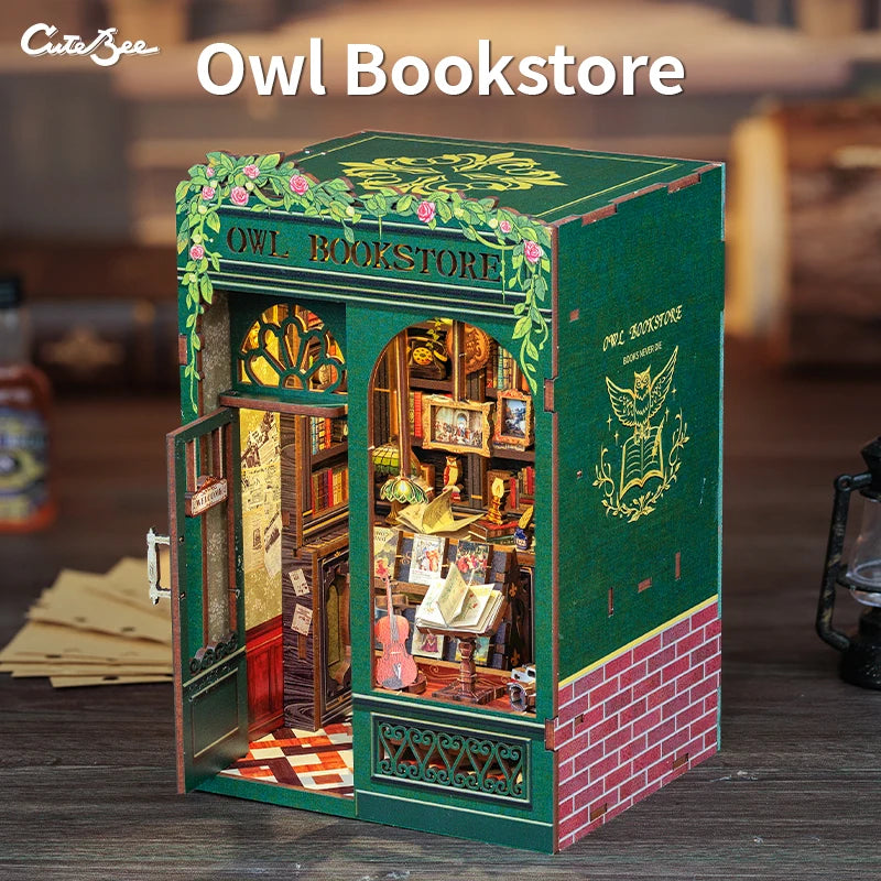 Owl Bookstore – 3D Wooden Puzzle
