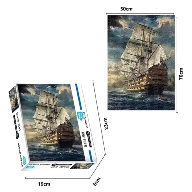 Sails - 1000 Piece Jigsaw Puzzle
