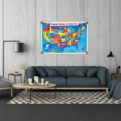 United States Map - 1000 Piece Jigsaw Puzzle