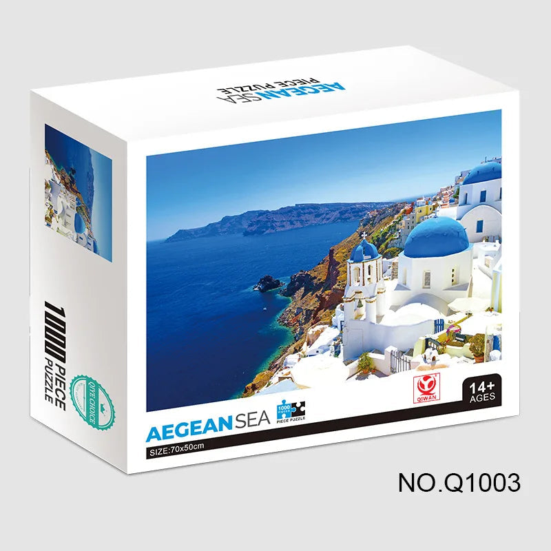 Piece Greece Aegean Sea - 1000 Piece Jigsaw Puzzle