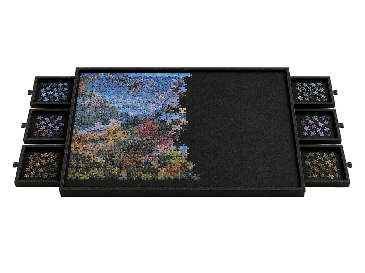 PuzzlePort Summit board with drawers