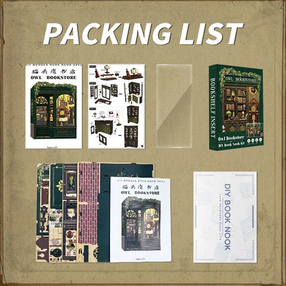 Owl Bookstore – 3D Wooden Puzzle