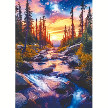 A3 Forest Dusk Jigsaw Puzzle 1000 pieces
