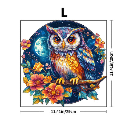 Animals Shaped Owl Wooden Jigsaw Puzzle