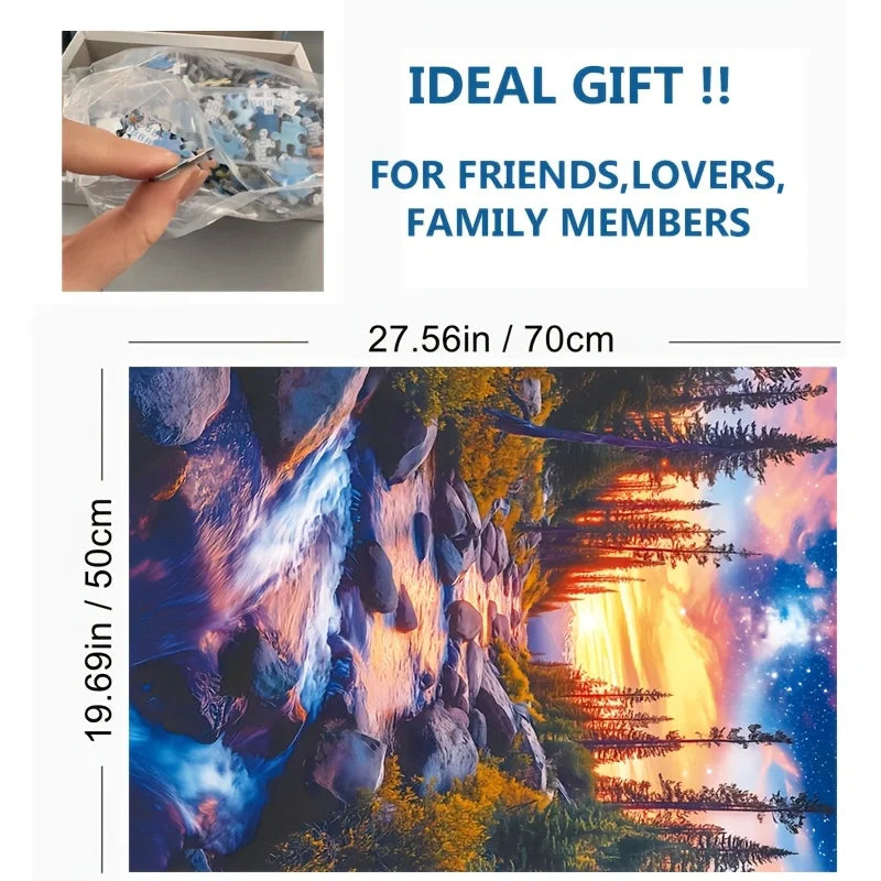 A3 Forest Dusk Jigsaw Puzzle 1000 pieces