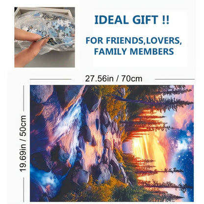 A3 Forest Dusk Jigsaw Puzzle 1000 pieces