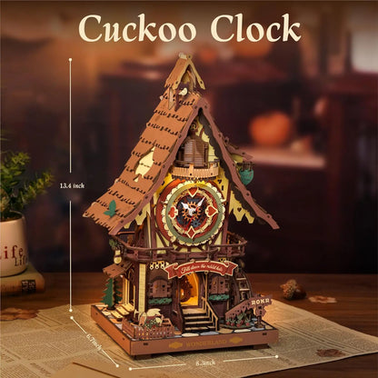 Cuckoo Clock Kit – 3D Wooden DIY Puzzle