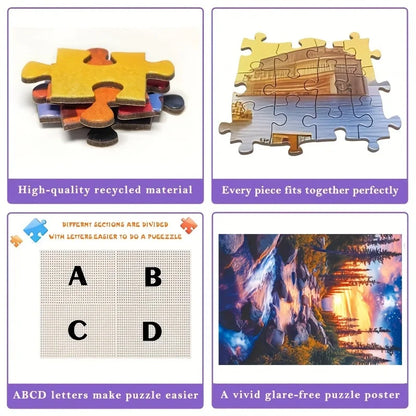 A3 Forest Dusk Jigsaw Puzzle 1000 pieces