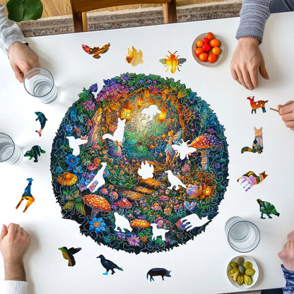 Animals Shaped Owl Wooden Jigsaw Puzzle